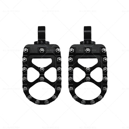 Wide Foot Pegs 360° Rotating for Harley Dyna Sportster Fatboy