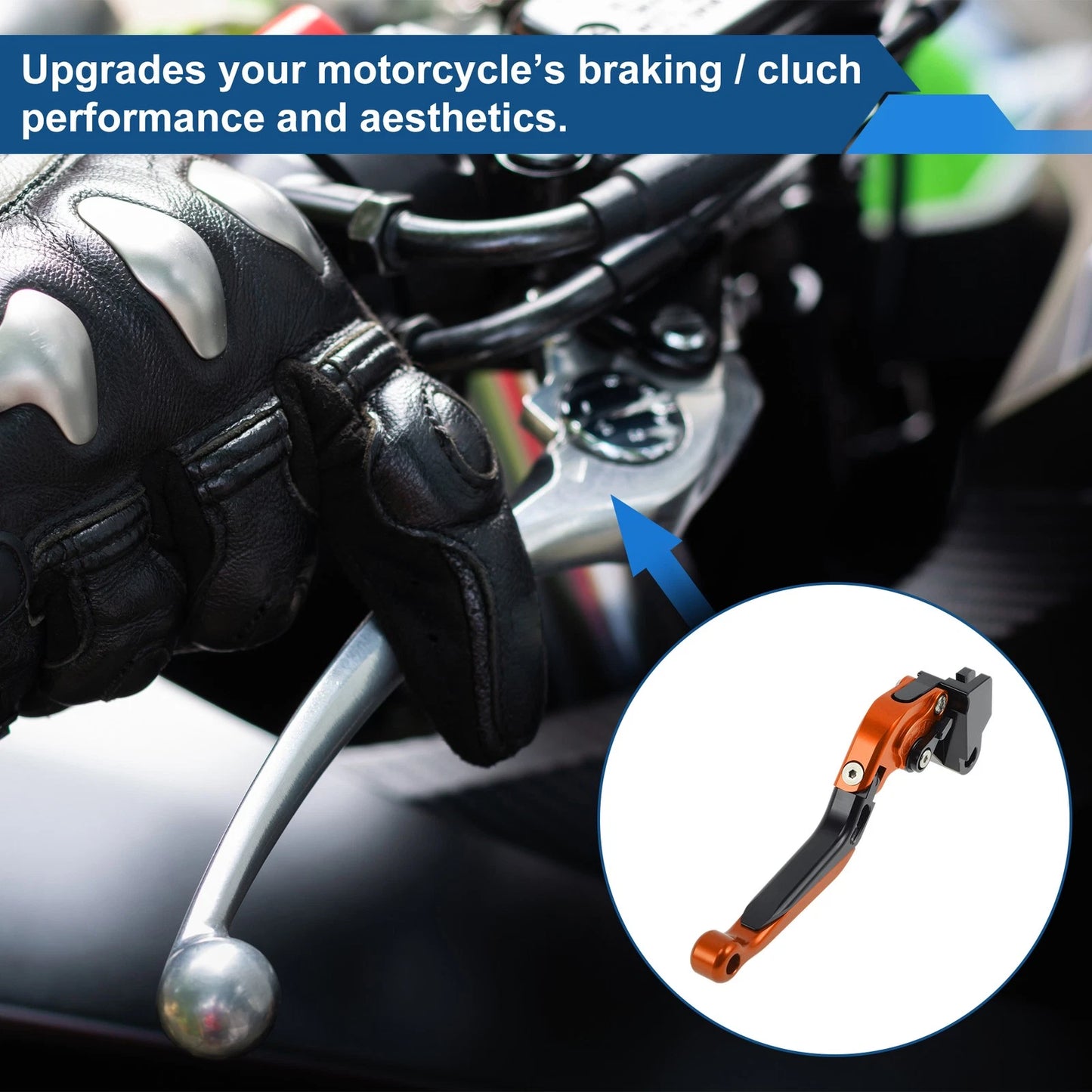 Brake Clutch Levers 1x for Kawasaki NINJA 650R (2009–2016)