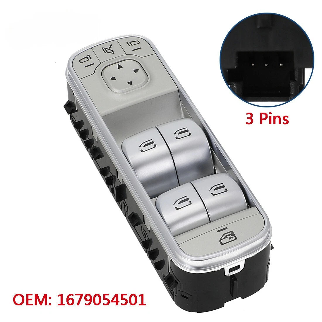 Master Power Window Switch for Mercedes-Benz GLS/GLE W167 G63 AMG (2019–2026)