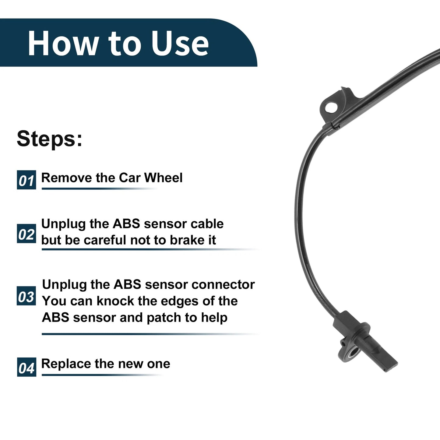 Wheel Speed Sensor ABS for Acura TL Front Right