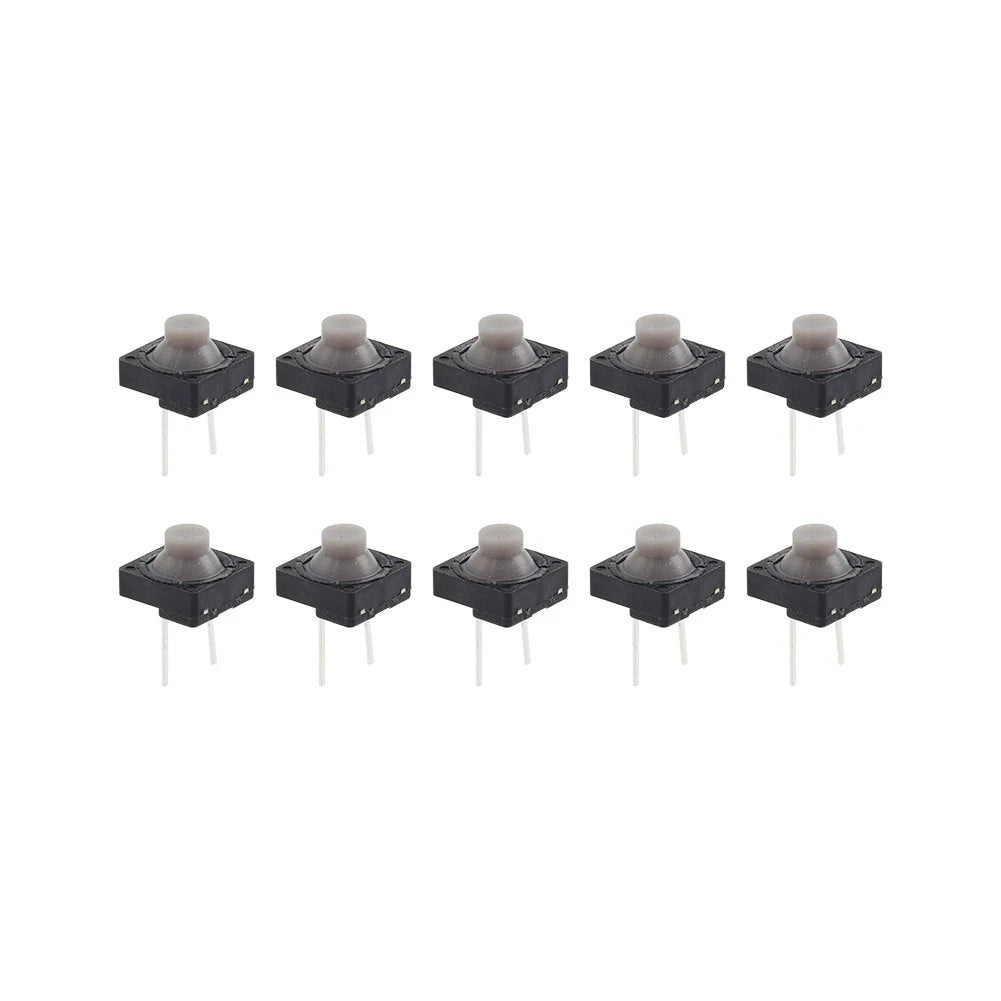 10 x 8mm Momentary Tactile Push Button Switch for PCB Panels
