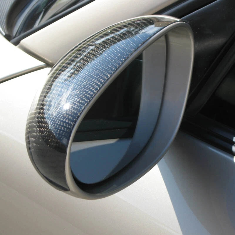 Real Carbon Fiber Stick-on Side Mirror Caps Cover for Porsche 911 996 1999-2004