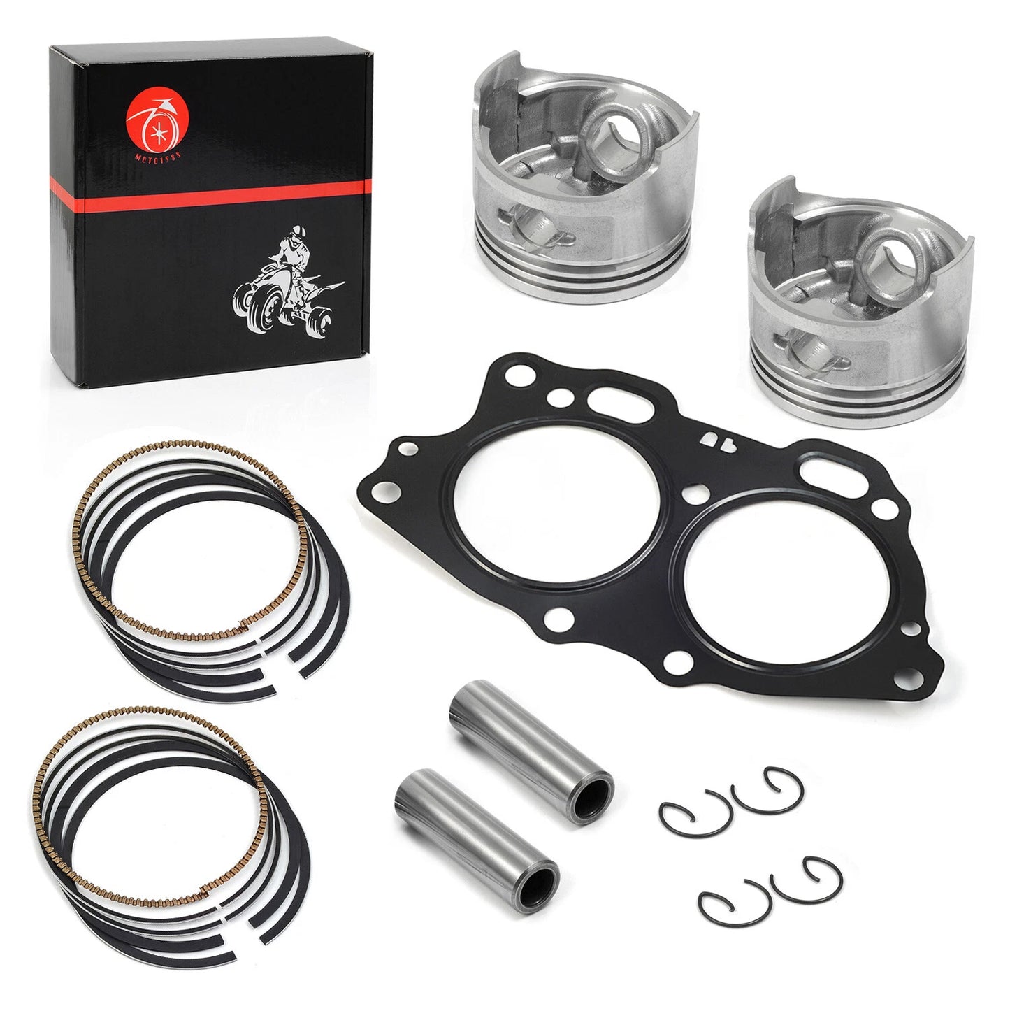 Piston Intake Exhaust Valve Gasket for EZGO Golf Cart EH35C