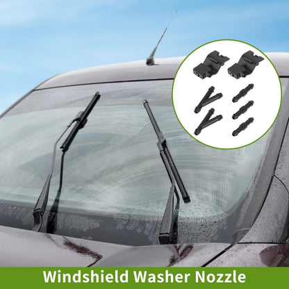 Windshield Washer Nozzle / 1 Set / Nozzle With Hose Connector for Toyota