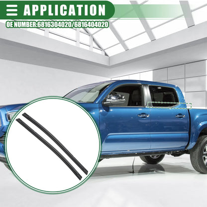 Rear Left Right Door Window Belt Weatherstrip for Toyota Tacoma (2005-2015)