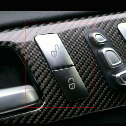 Door Lock & Seat Memory Button Covers for Mercedes Benz A B C E Class CLA GLA