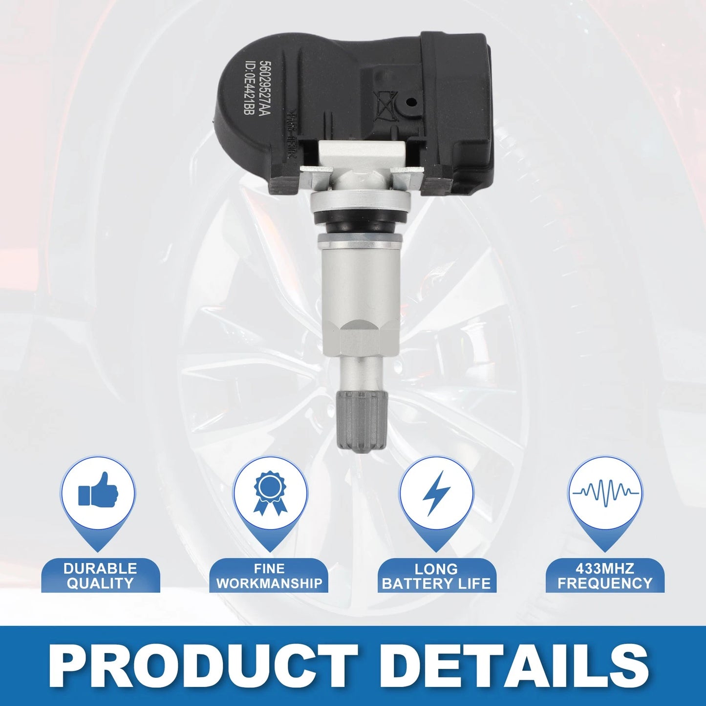 Tire Pressure Sensor for Dodge Journey 2009-2011 TPMS 1 x 433MHz