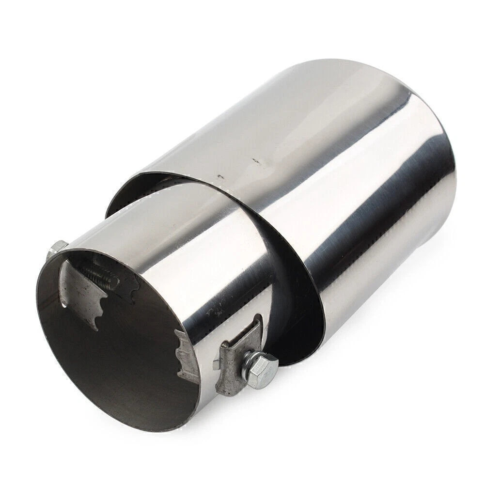 Stainless Steel Round Exhaust Pipe Tail Muffler Tip for Car Accessories