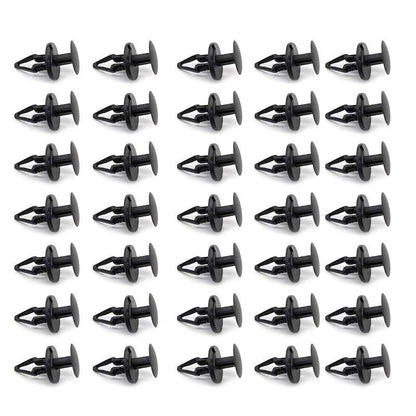 40 x Black Nylon Push Retainer Clips for GMC Chevrolet Cadillac Buick