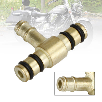 Brass Fuel Tee for Yamaha FJ600 XS750 XS1100 (1984-1985)