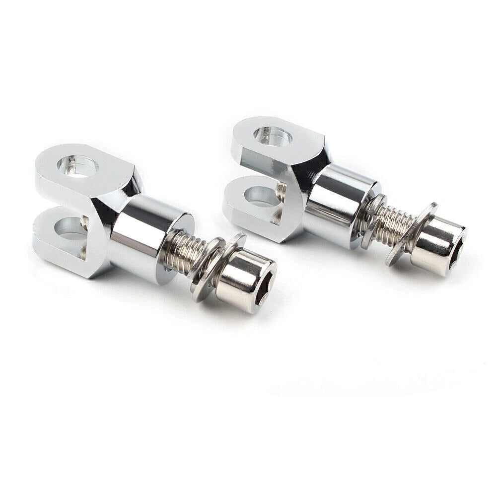 Rear Passenger Foot Pegs Bracket for Harley Softail (2000-2020) Silver