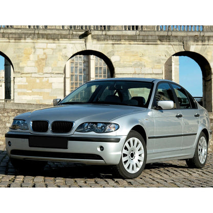 2 x Front Kidney Grills Chrome Silver for BMW E46 320i 325i 330i (2002-2005)