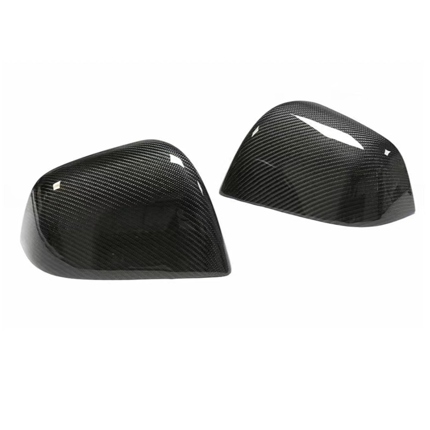Rear Side Mirror Cover for Tesla Model Y (2020-2023) Carbon Fiber