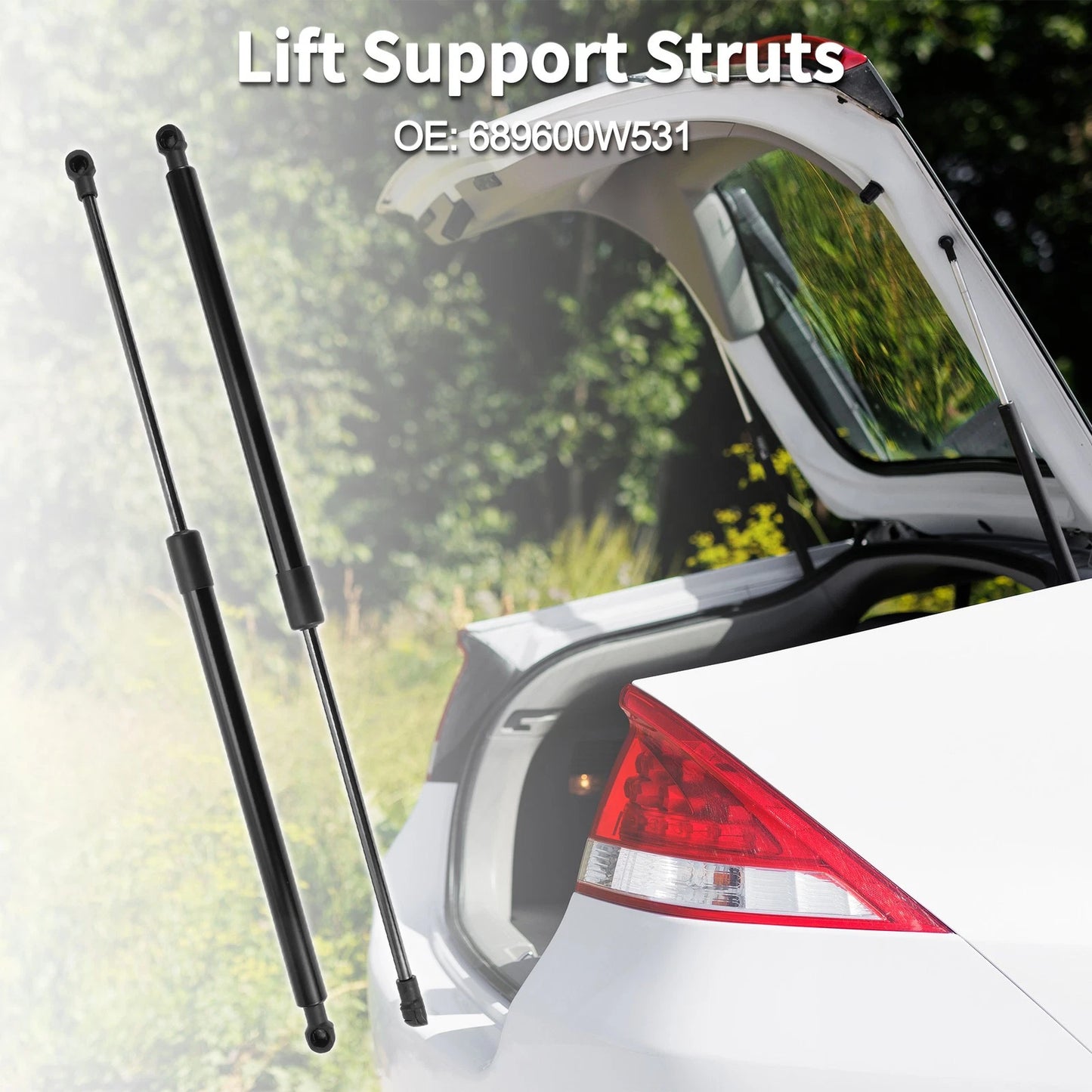 Rear Hatch Lift Supports 2 x Gas Springs for Toyota Prius (W3) (2001-2009)