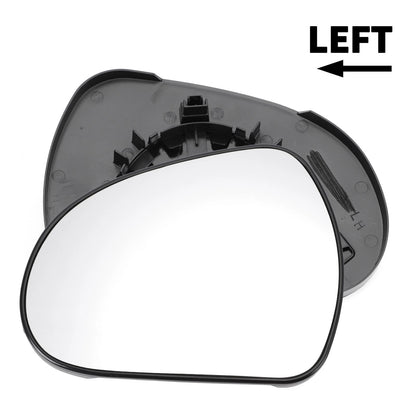 Left Side White Mirror Glass w/ Back Non-heated for Peugeot 207 308 (2006-2014)