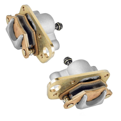 2 x Front Left & Right Brake Calipers with Pads for Polaris