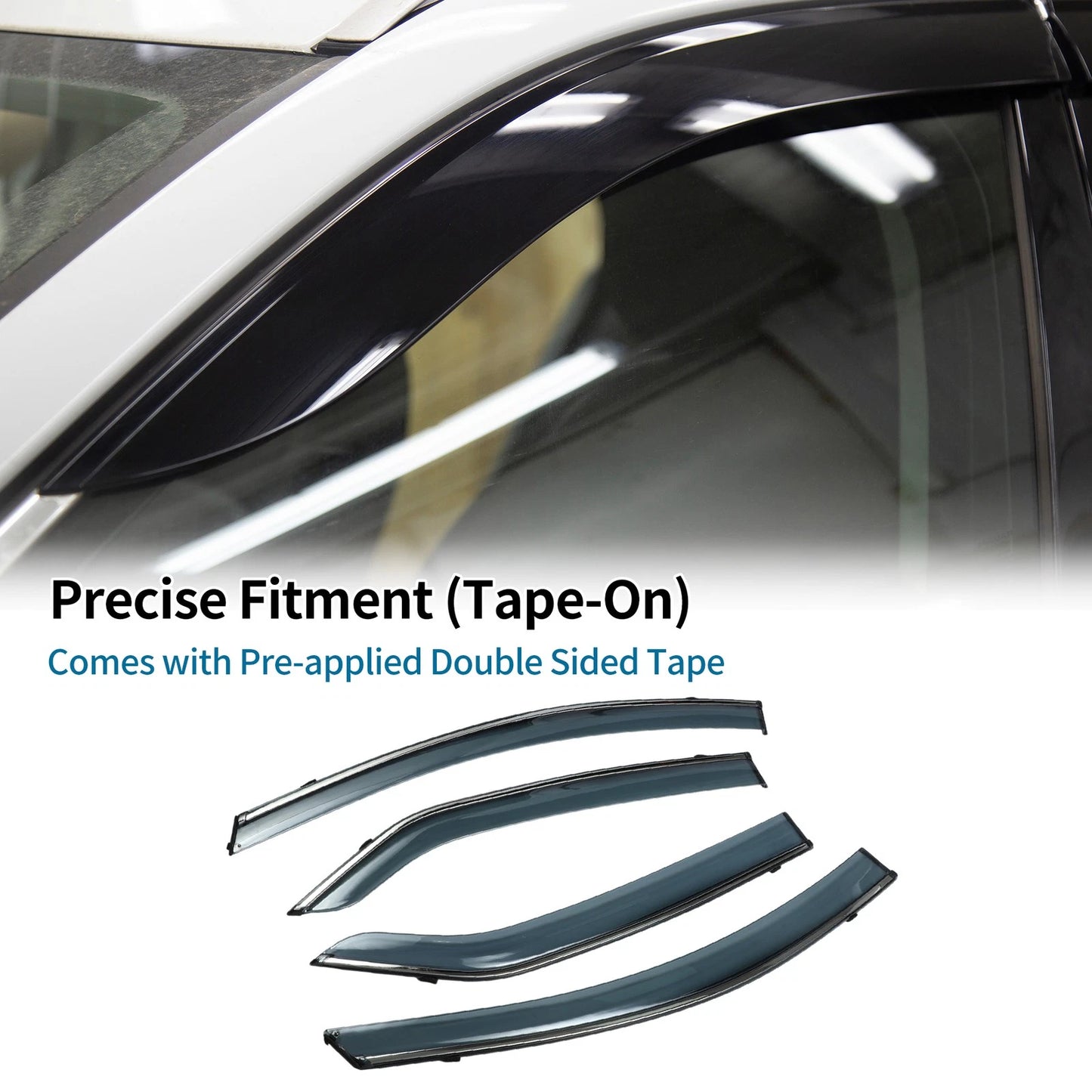 Window Deflectors  Side Vent Visors for Toyota Corolla (2014-2018)