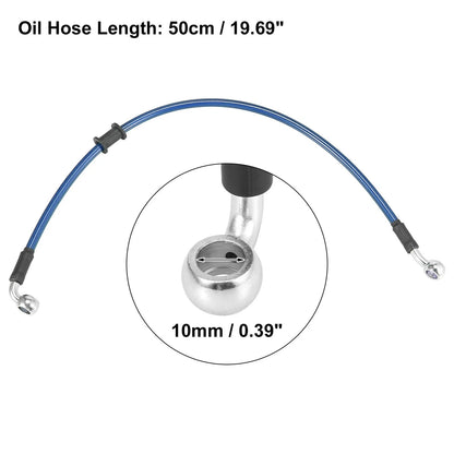 Brake Clutch Oil Hose Line 50cm for Universal Motorcycle