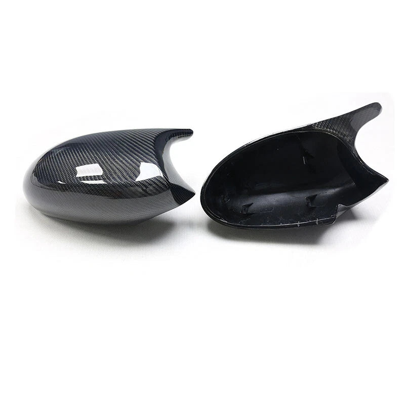 Carbon Fiber Side Mirror Caps Replace for BMW 3 Series E90 E91 E92 E93 Pre-LCI