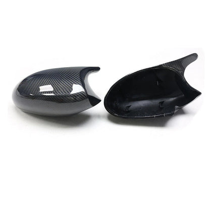 Carbon Fiber Side Mirror Caps Replace for BMW 3 Series E90 E91 E92 E93 Pre-LCI