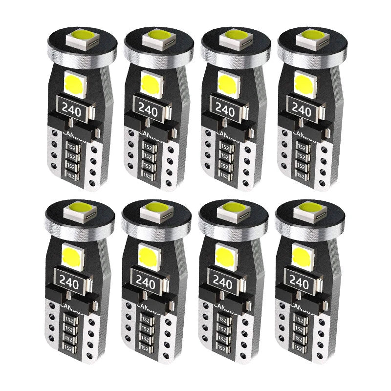 8pc T10 White LED Parking Side Lights for Holden Commodore (VT-VZ, VE)