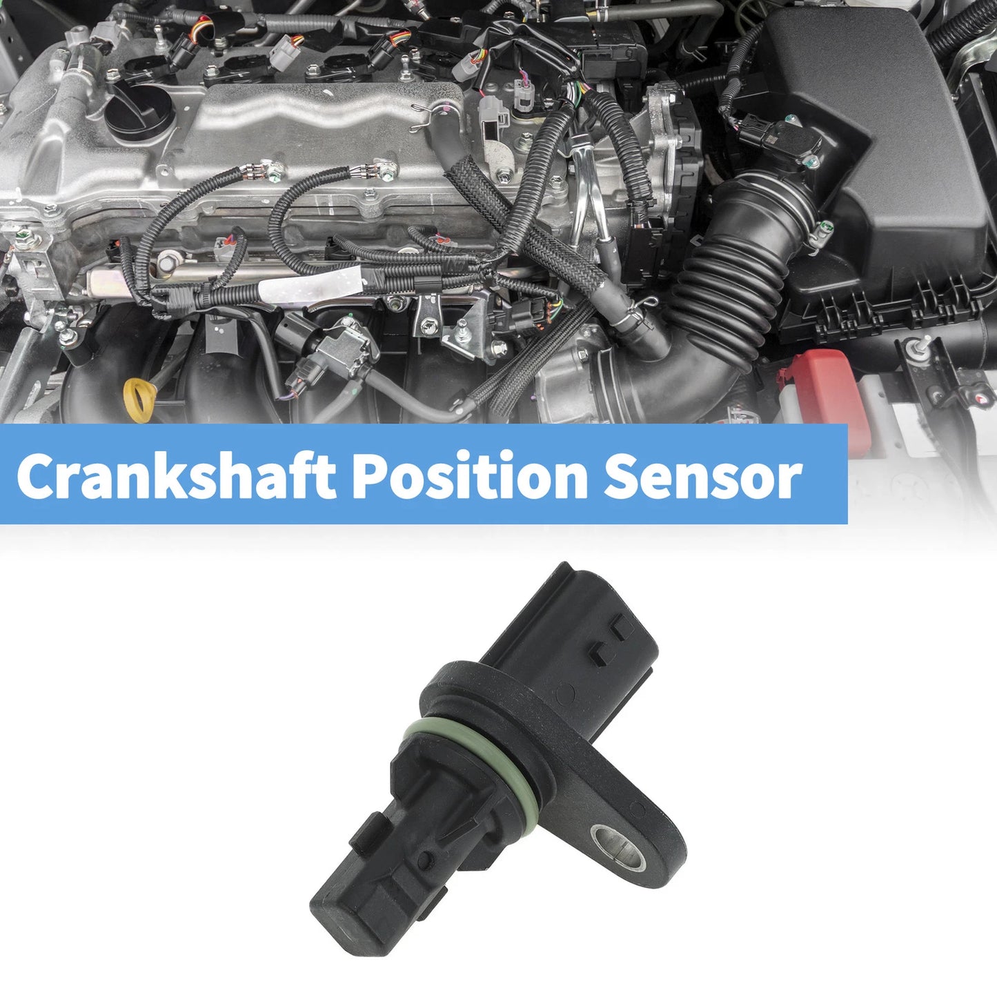 Crankshaft Position Sensor for Nissan Sentra 1.8L (2015-2016) 1 Pc Dark Gray