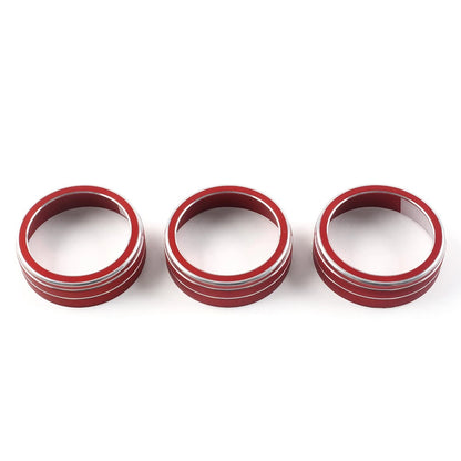 3 x AC Climate Control Knob Covers for VW Golf Jetta Tiguan Passat Atlas (2006-2023)