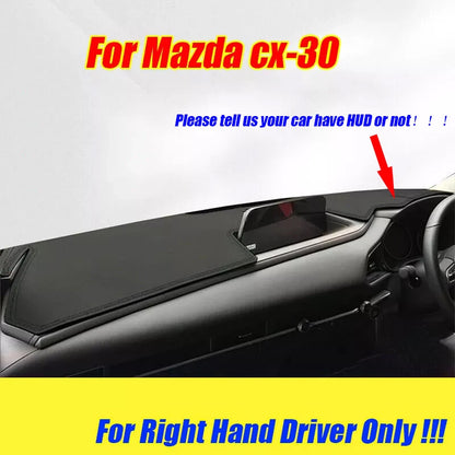 RHD Leather Dashboard Cover / Dashboard Cover Pad Mat for Mazda CX-30