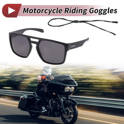 Set / Motorcycle Riding Goggles Black Lens Blue Frame for Motorcycle