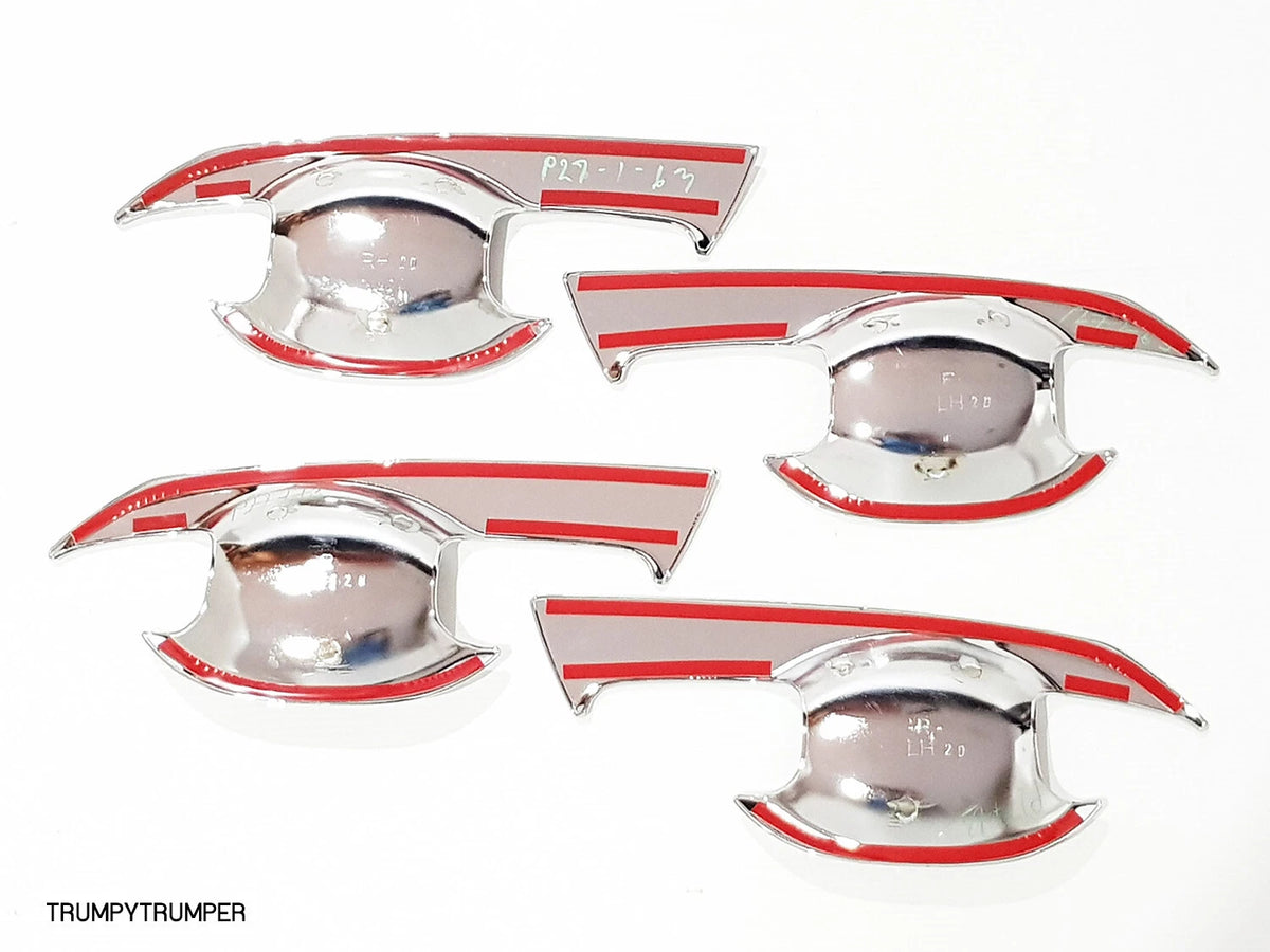 Chrome Door Handle Cover Insert Bowl Trim for Nissan Almera (2020-2023)