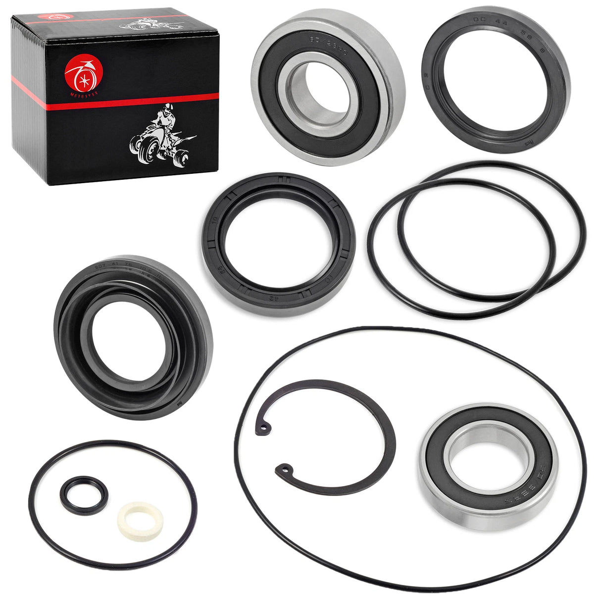 Rear Axle Bearing Seal O-Ring Kit for Honda Foreman 500