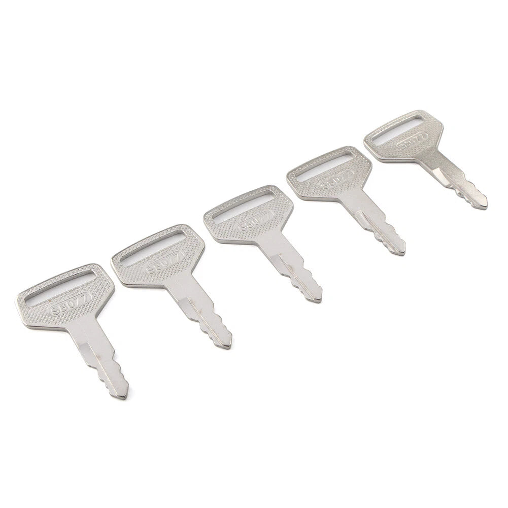 5 x Ignition Keys for Kubota L & M Series RTV1100 Tractors (2010-2023)
