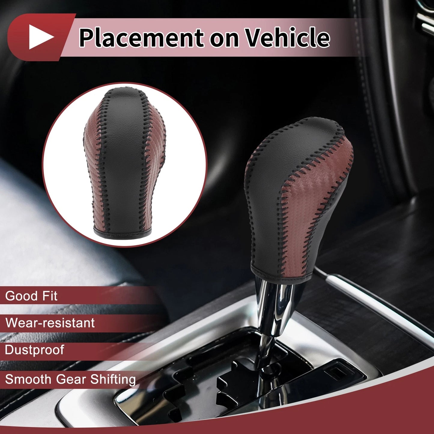 Car Gear Shift Knob Cover for Nissan Maxima (2016-2023)