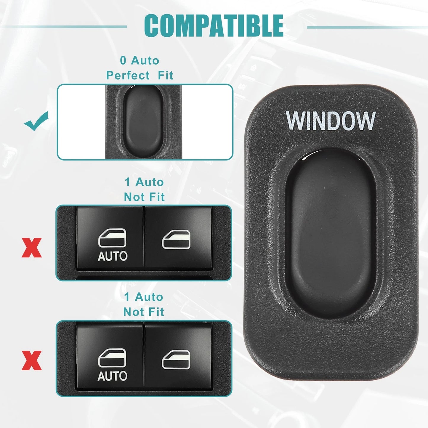 Passenger Side Power Window Switch for Ford Ranger (1995-2007)