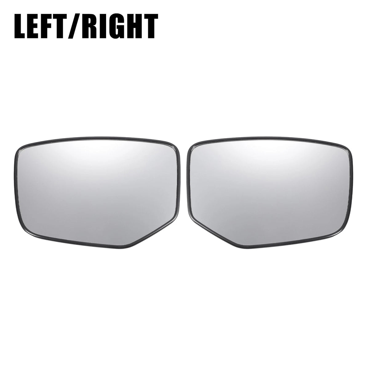 Left Right White Mirror Glass w/ Back Non-heated for Honda Accord (2008-2010)