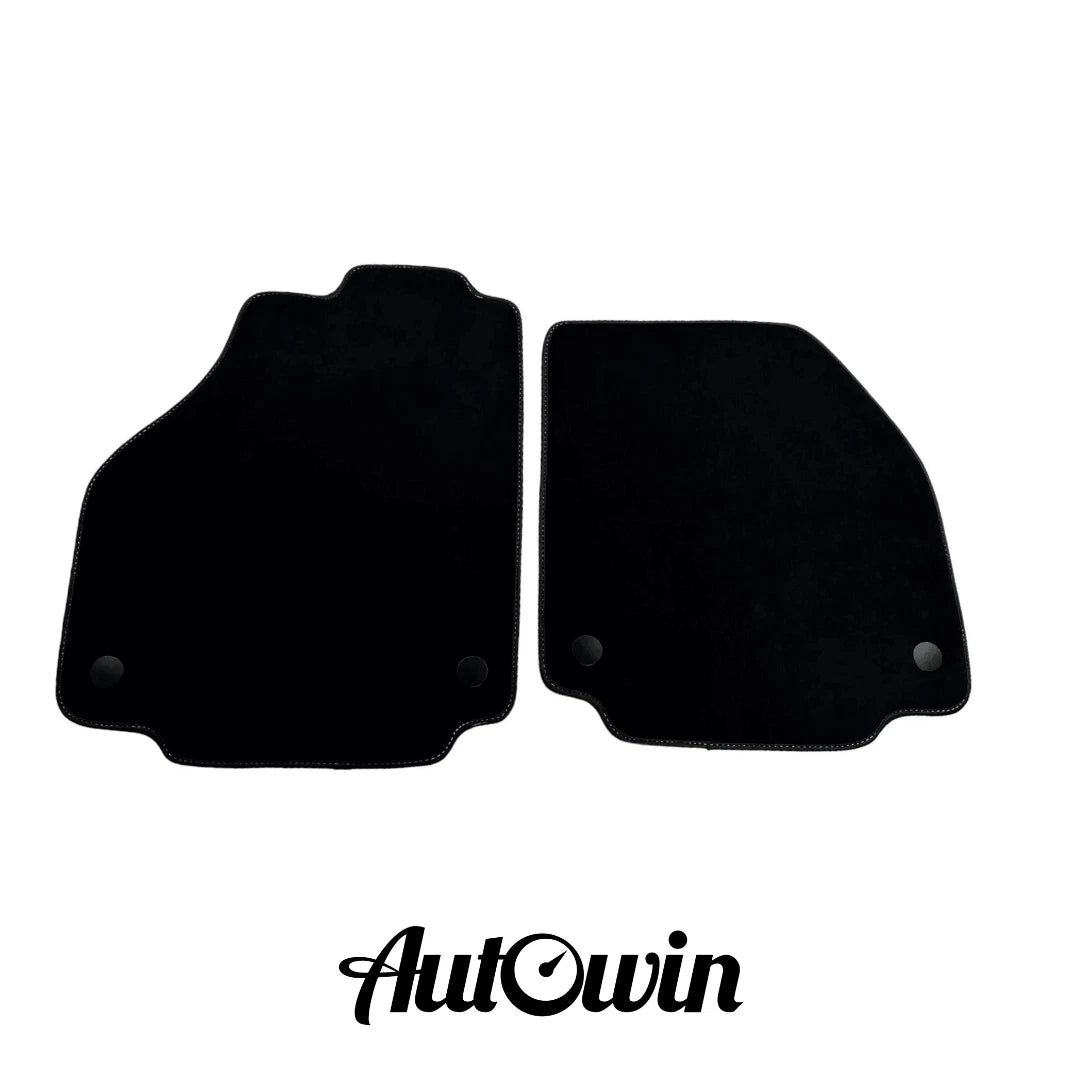 Black Alcantara Floor Mats for Ferrari 488 Spider (2015-2022)