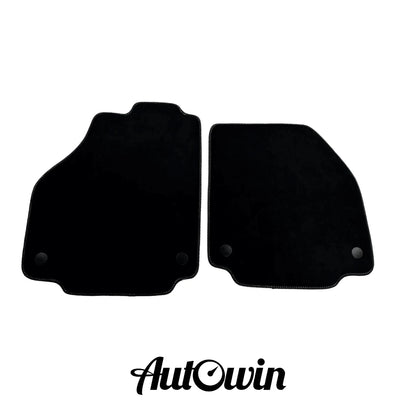 Black Alcantara Floor Mats for Ferrari 488 Spider (2015-2022)