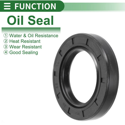 Oil Seal 35x56x10mm NBR Black 5 Pcs