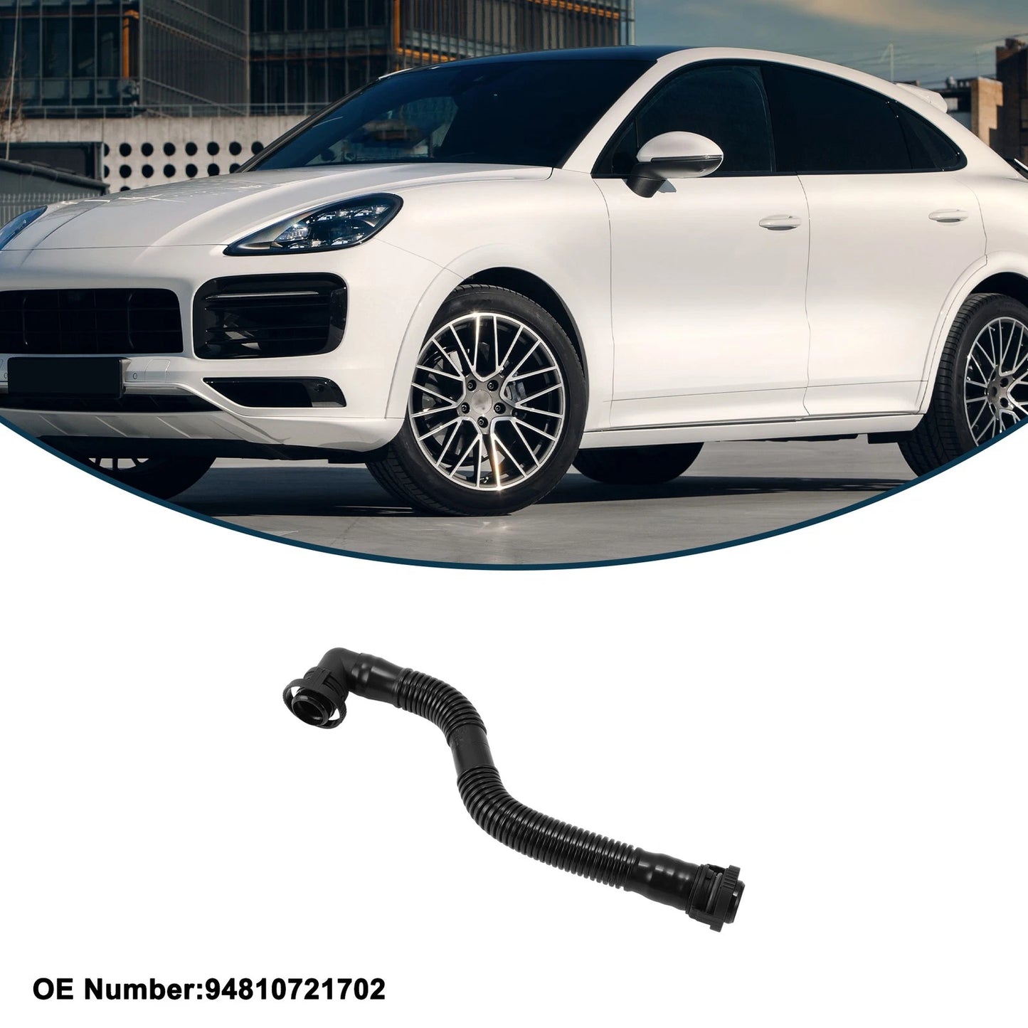 Radiator Hose for Porsche Cayenne S 9PA 4.5L Rubber Coolant Pipe