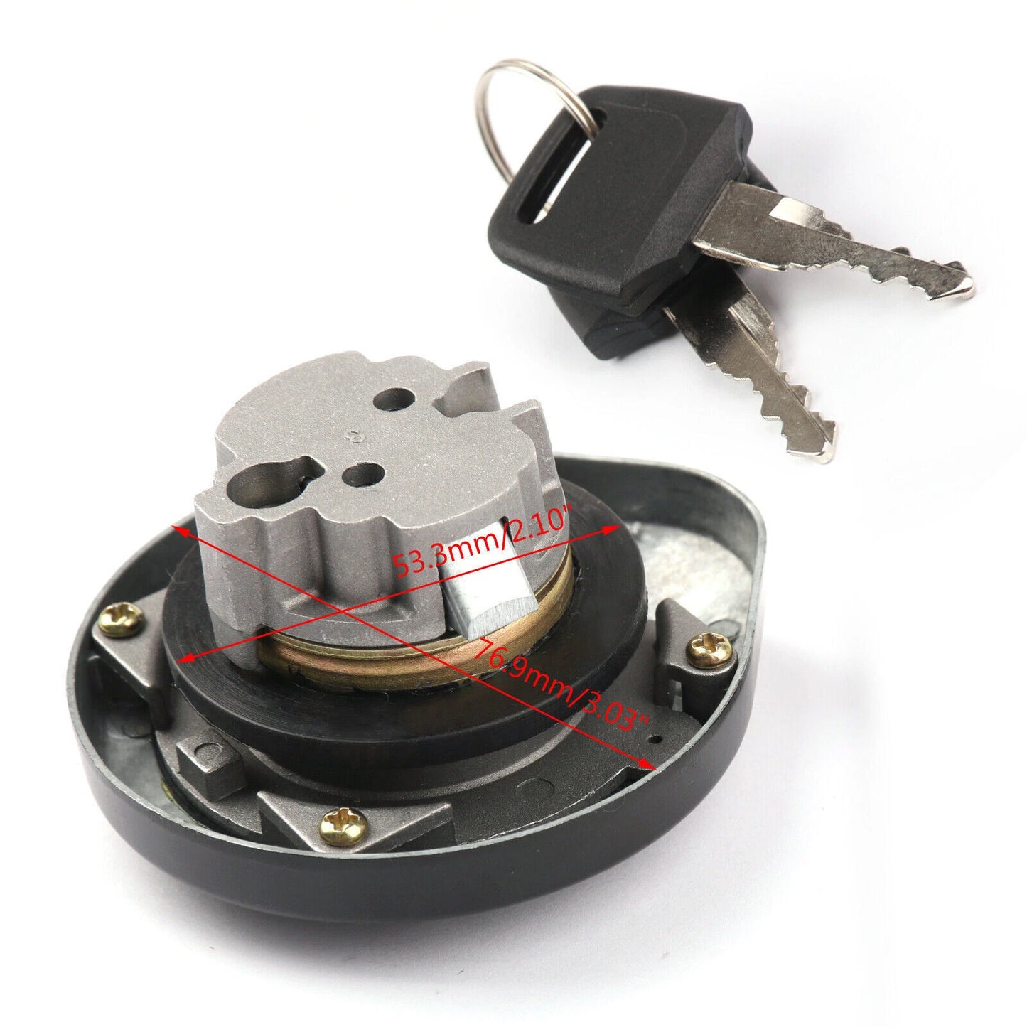 Fuel Tank Cap Lock for Yamaha XT660 XT660R XT660X SCR950 (2004-2011, 2014)