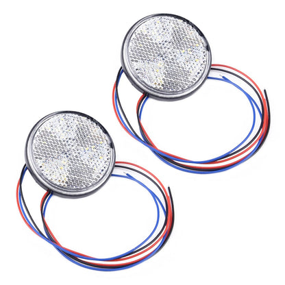 12V LED Round Tail Lamp Light for Lorry Truck Van Trailer Motorcycle