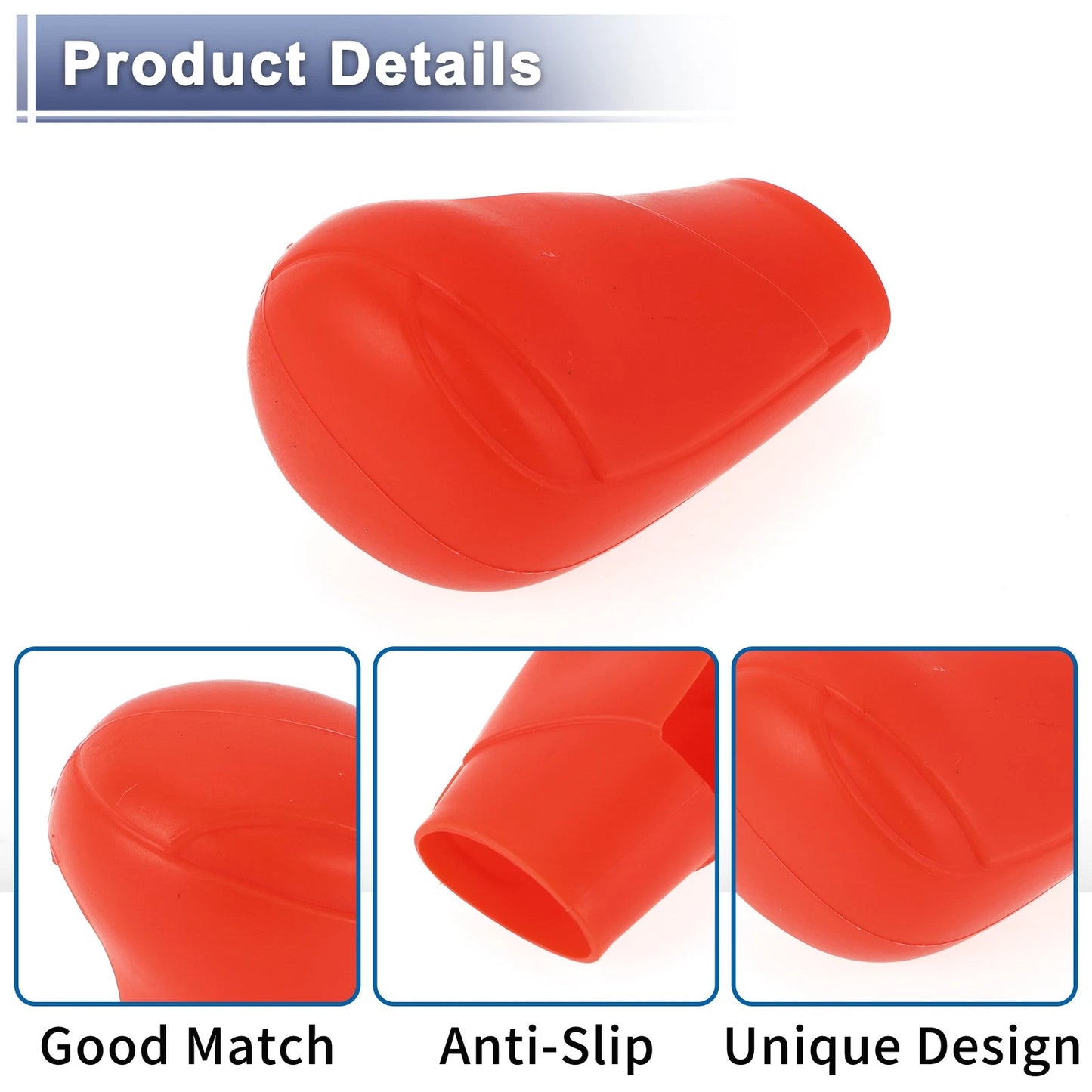 Red Silicone Automatic Gear Shift Knob Cover for Mazda 3 (2014-2019)