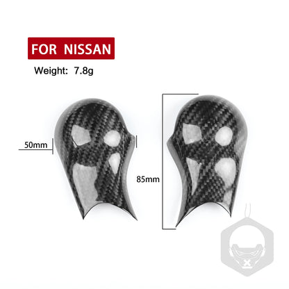 Gear Shift Knob Side Cover Trim for NISSAN 350Z (2003-2009) 2 x Black