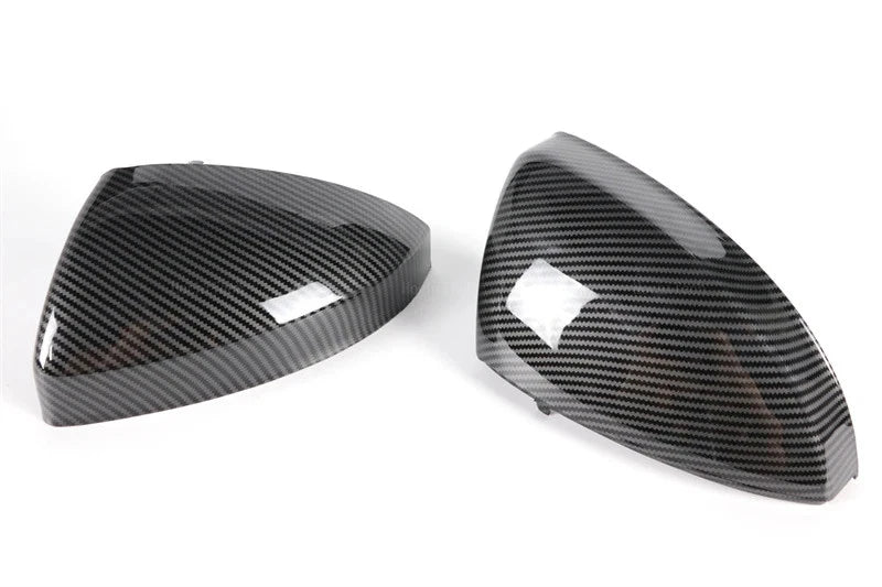 Carbon Fiber Style Side Wing Mirror Caps Covers for Audi TT (2014–2023)