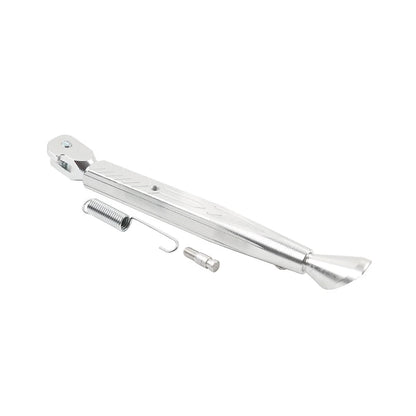 Aluminum Adjustable Kickstand Foot for Motorcycle Universal Silver