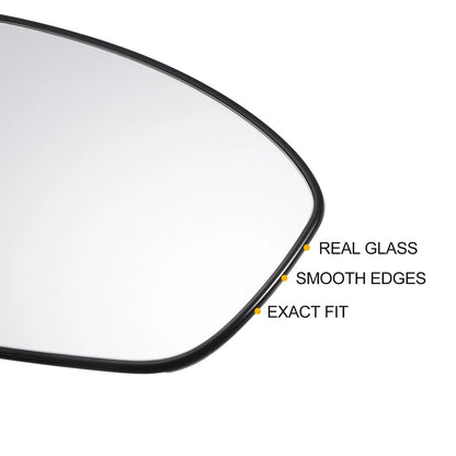 Right Side Mirror Glass w/ Backing Plate for Nissan Sentra (2020-2021)