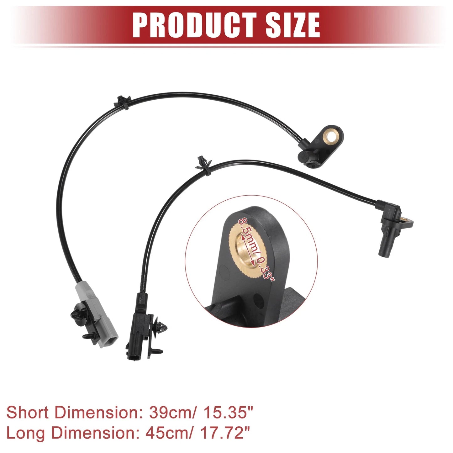 1 x Rear ABS Wheel Speed Sensor for Infiniti