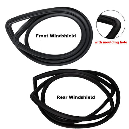 Windshield Rubber Seal Front+Rear Fits Toyota Land Cruiser FJ60 FJ62 1987-90 D05