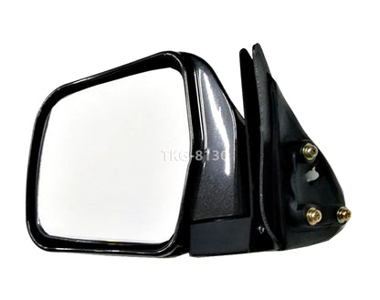 LH Manual Side View Mirror Black for Toyota Hilux MK3 LN85 (1996-1997)