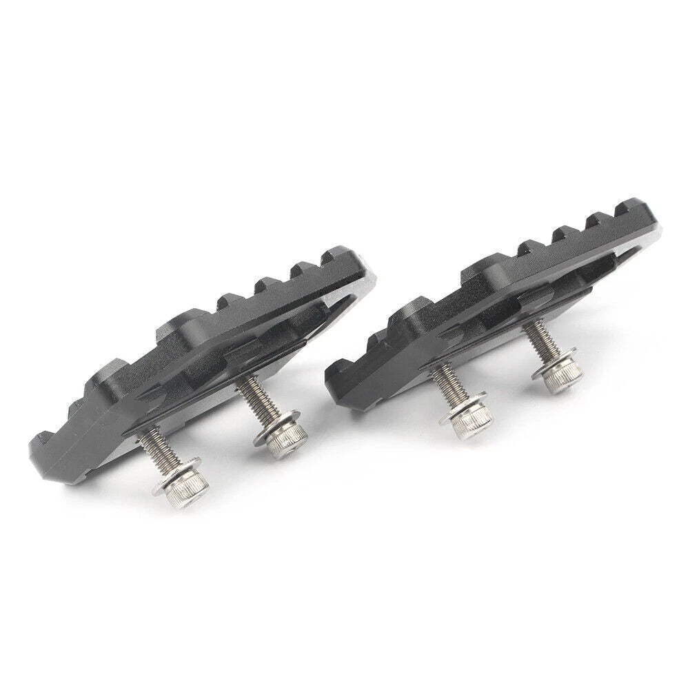Black Wide Foot Pegs for Kawasaki VERSYS-X300, VERSYS 650, VERSYS 1000